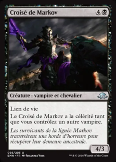 Croisé de Markov, carte Magic EMN 95 — extension La lune hermétique