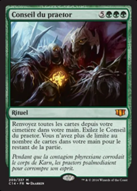 Conseil du praetor, carte Magic C14 209 — extension Commander 2014