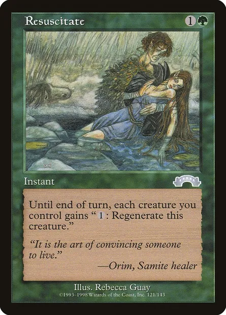Resuscitate, Magic card EXO 121 — Exodus set