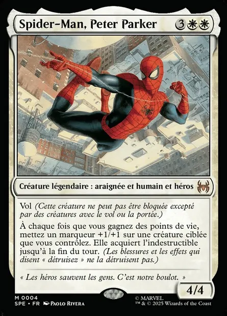 Spider-Man, Peter Parker, carte Magic SPE 4 — extension Marvel's Spider-Man Eternal