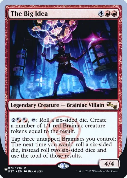 The Big Idea, Magic card ULST 26 — The List (Unfinity Foil Edition) set
