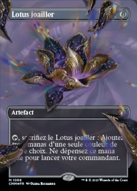 Lotus joailler, carte Magic CMM 1066 — extension Commander Masters