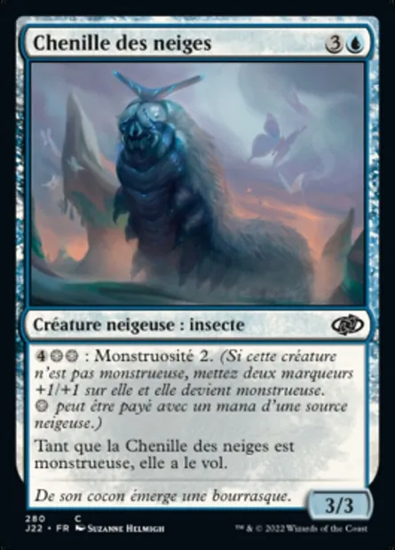 Chenille des neiges, carte Magic J22 280 — extension Jumpstart 2022
