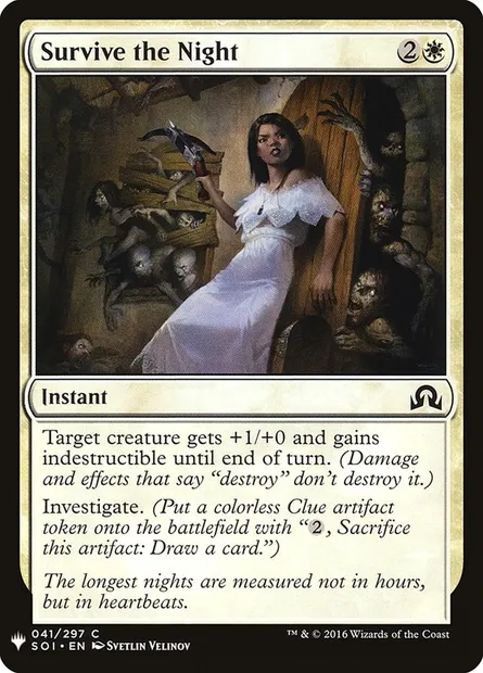Survive the Night, Magic card PLST SOI-41 — The List set