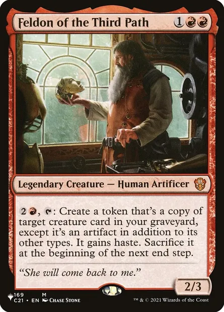 Feldon of the Third Path, Magic card PLST C21-169 — The List set