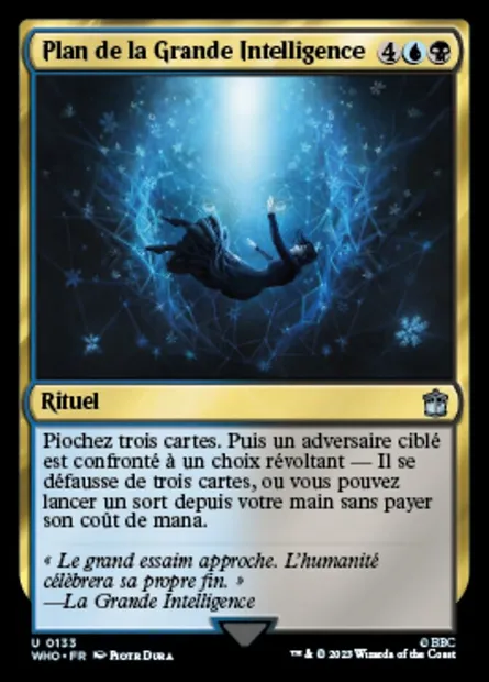 Plan de la Grande Intelligence, carte Magic WHO 133 — extension Doctor Who