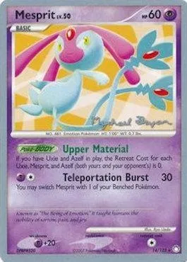 Mesprit Lv.30, carte Pokémon WCD10 014 — extension World Championship Decks 2010