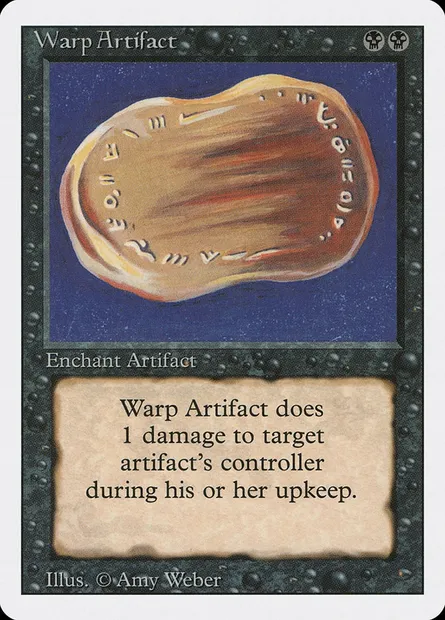 Warp Artifact, Magic card 3ED 135 — Revised Edition set