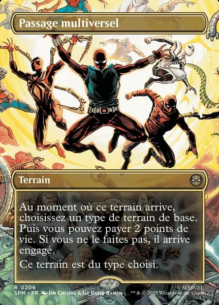 Passage multiversel, carte Magic SPM 206 — extension Marvel's Spider-Man