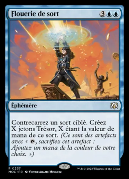 Flouerie de sort, carte Magic MOC 237 — extension March of the Machine Commander