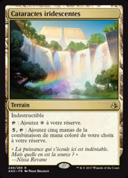 Cataractes iridescentes, carte Magic AKH 240 — extension Amonkhet