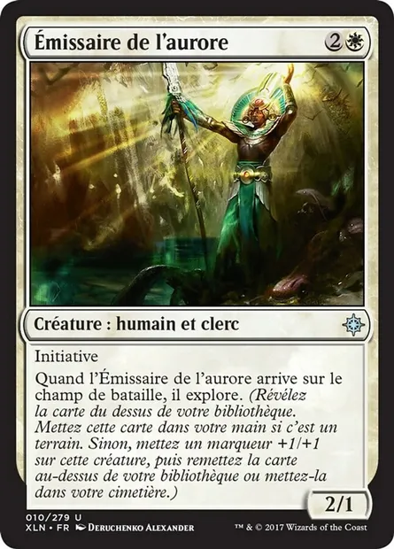 Émissaire de l'aurore, carte Magic XLN 10 — extension Ixalan