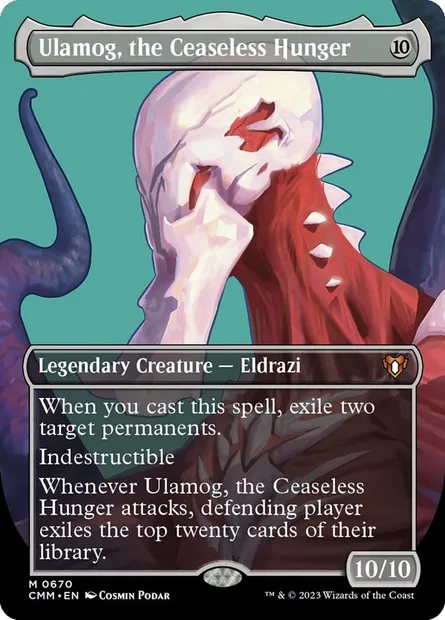 Ulamog, the Ceaseless Hunger, Magic card CMM 670 — Commander Masters set
