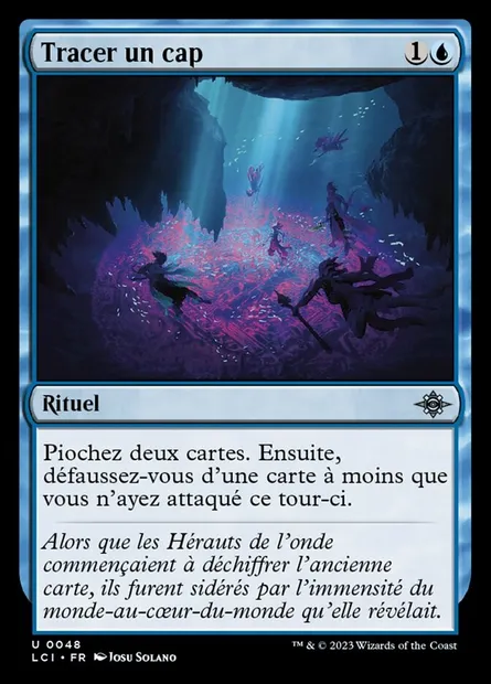 Tracer un cap, carte Magic LCI 48 — extension The Lost Caverns of Ixalan