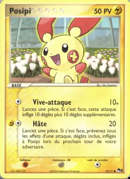 Posipi, carte Pokémon P1 13 — extension POP Série 1