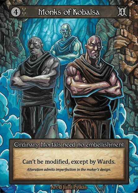 Monks of Kobalsa, carte Sorcery GOT 128 — extension Gothic