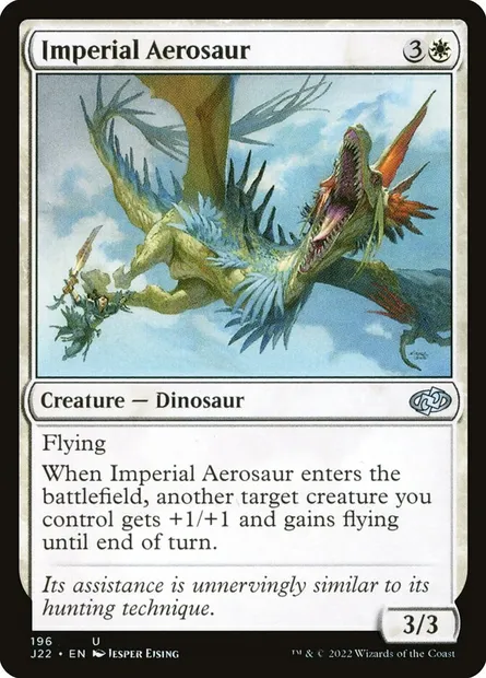 Imperial Aerosaur, Magic card J22 196 — Jumpstart 2022 set