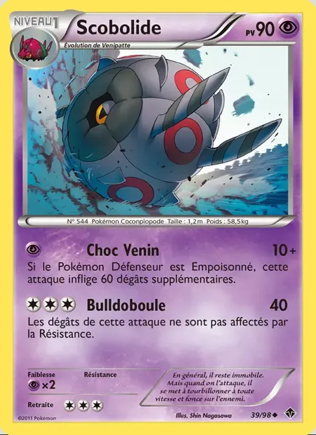 Scobolide, carte Pokémon EPO 39 — extension Pouvoirs Émergents