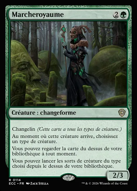 Marcheroyaume, carte Magic ECC 114 — extension Lorwyn Eclipsed Commander