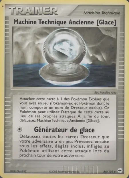 Machine Technique Ancienne [Glace], carte Pokémon HL 84 — extension EX Légendes Oubliées