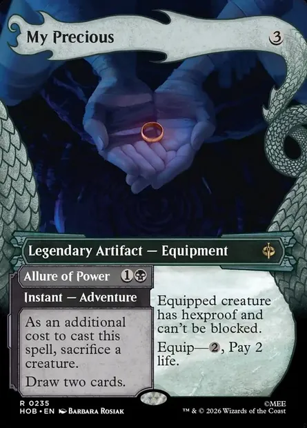 My Precious // Allure of Power, Magic card HOB 235 — The Hobbit set