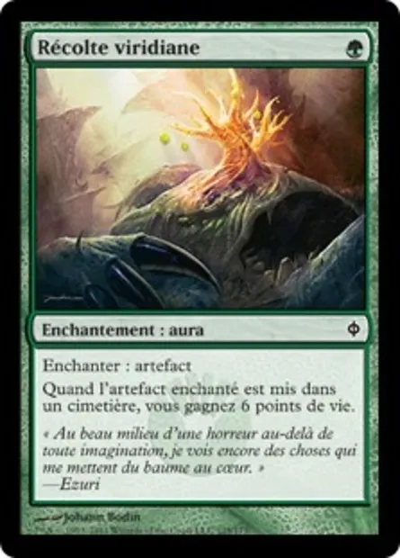 Récolte viridiane, carte Magic NPH 125 — extension La Nouvelle Phyrexia