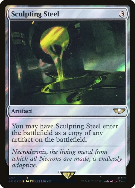Sculpting Steel, Magic card 40K 247★ — Warhammer 40,000 Commander set