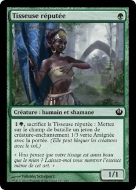 Tisseuse réputée, carte Magic JOU 137 — extension Incursion dans Nyx