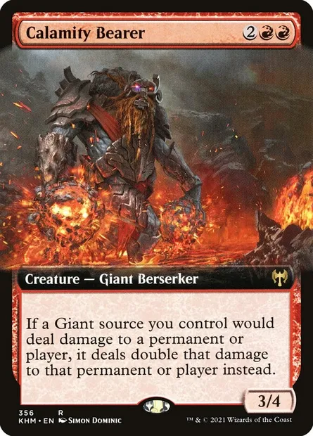 Calamity Bearer, Magic card KHM 356 — Kaldheim set