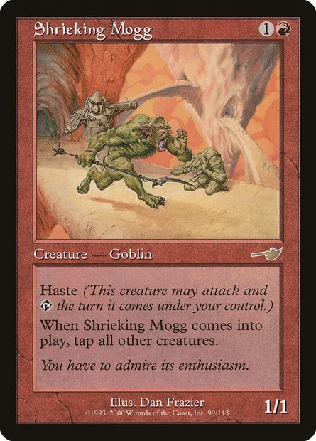 Shrieking Mogg, Magic card NEM 99 — Nemesis set