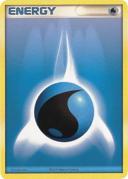 Énergie Eau, carte Pokémon LGP 2005-6 — extension League Promos