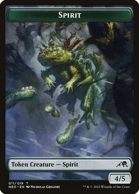 Spirit, Magic card TNEO 11 — Kamigawa: Neon Dynasty Tokens set
