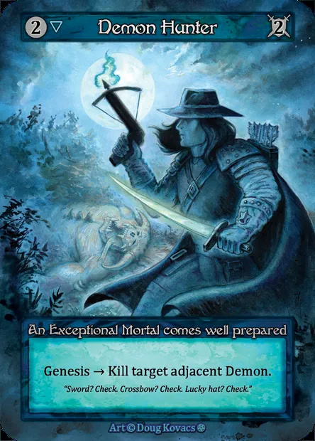 Demon Hunter, Sorcery card GOT 053 — Gothic set