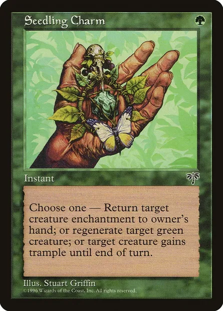 Seedling Charm, Magic card MIR 240 — Mirage set
