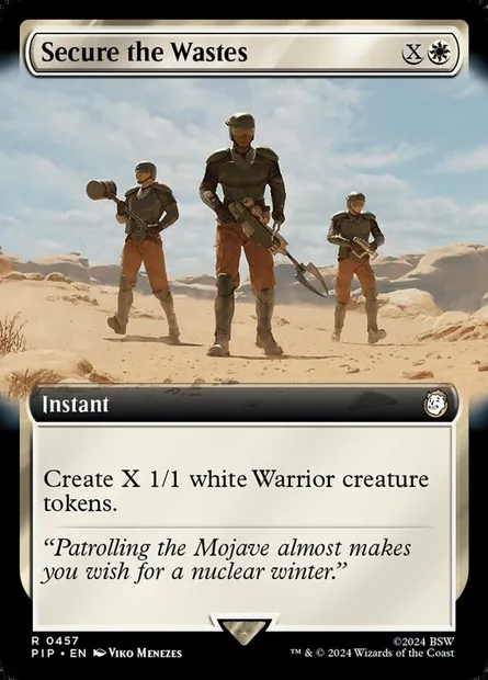 Secure the Wastes, Magic card PIP 457 — Fallout set