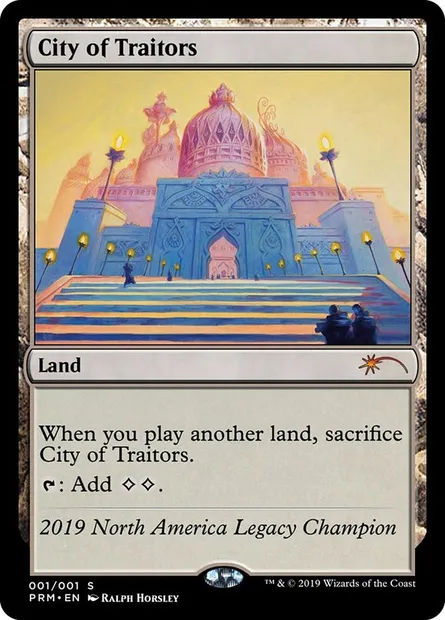 City of Traitors, Magic card OLGC 2019NA — Legacy Championship set