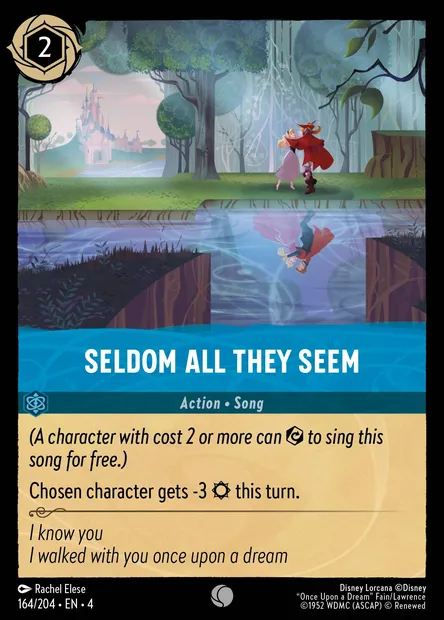 Seldom All They Seem, Disney Lorcana card CH4-164 — Ursula's Return set