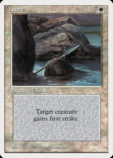Lance, Magic card SUM 27 — Summer Magic / Edgar set
