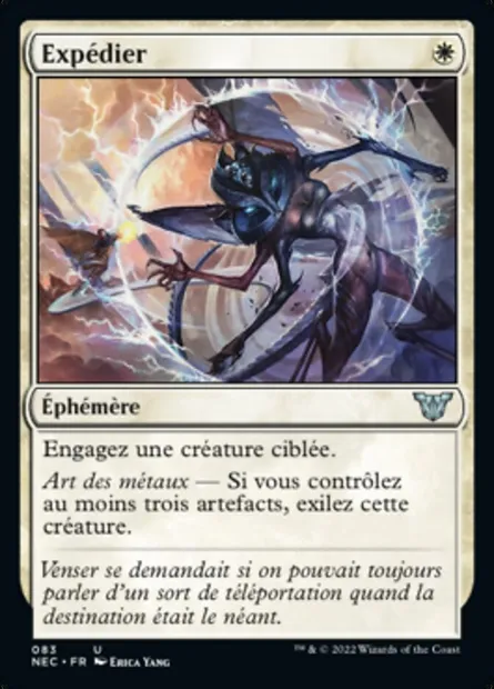 Expédier, carte Magic NEC 83 — extension Neon Dynasty Commander