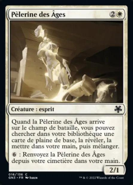 Pèlerine des Âges, carte Magic GN3 16 — extension Game Night: Free-for-All
