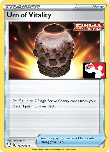 Urn of Vitality, Pokémon card PPS 139 — Play! Pokémon Prize Pack Series set