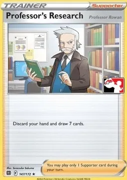 Professor's Research - Professor Rowan, carte Pokémon PPS 147-2 — extension Play! Pokémon Prize Pack Series