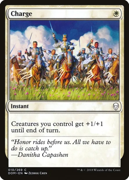 Charge, Magic card DOM 10 — Dominaria set