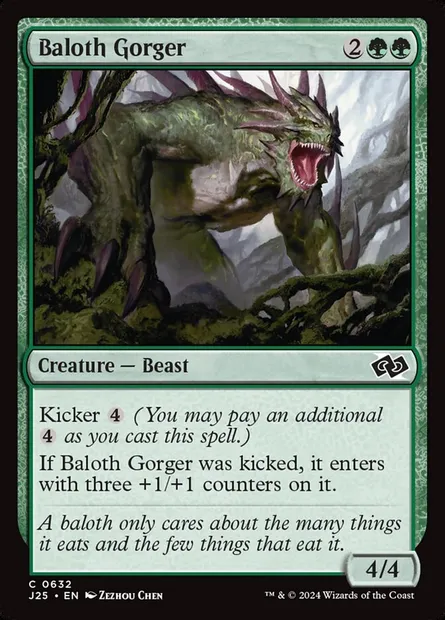 Baloth Gorger, Magic card J25 632 — Foundations Jumpstart set
