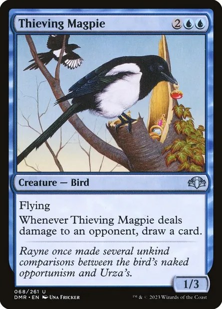 Thieving Magpie, Magic card DMR 68 — Dominaria Remastered set