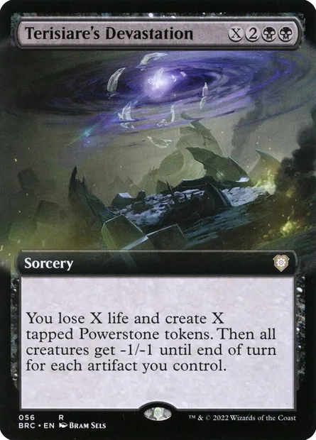 Terisiare's Devastation, Magic card BRC 56 — The Brothers' War Commander set