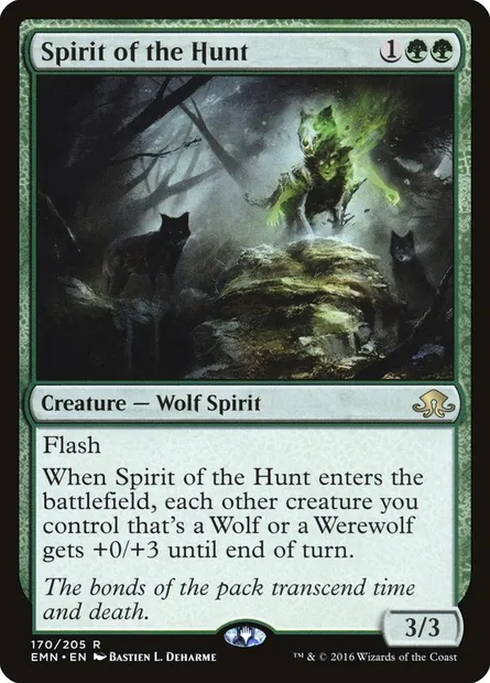 Spirit of the Hunt, Magic card EMN 170 — Eldritch Moon set