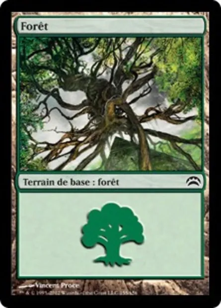 Forêt, carte Magic PC2 155 — extension Planechase 2012