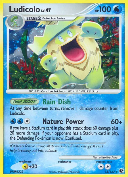 Ludicolo, Pokémon card SW 13 — Secret Wonders set