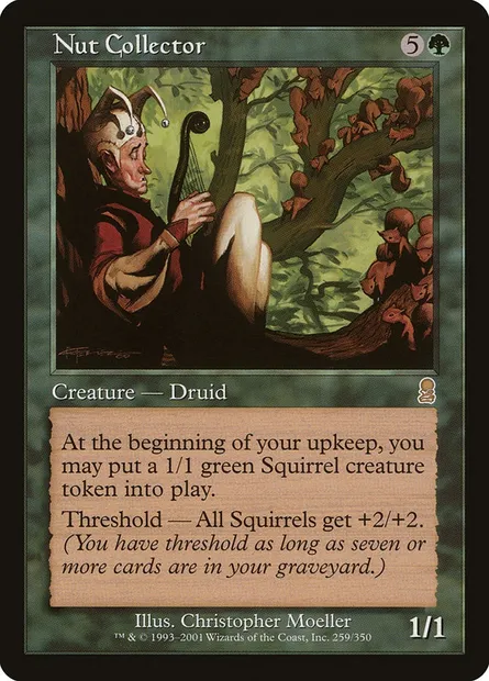 Nut Collector, Magic card ODY 259 — Odyssey set